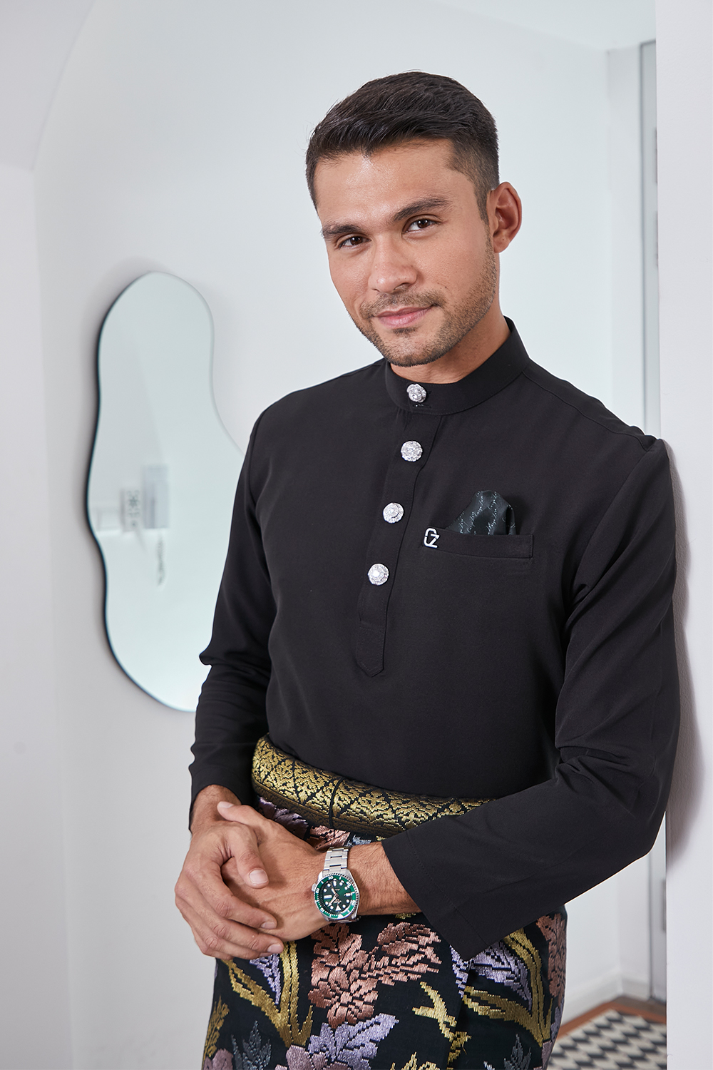 Baju Melayu Yusoff - Exclusive Black
